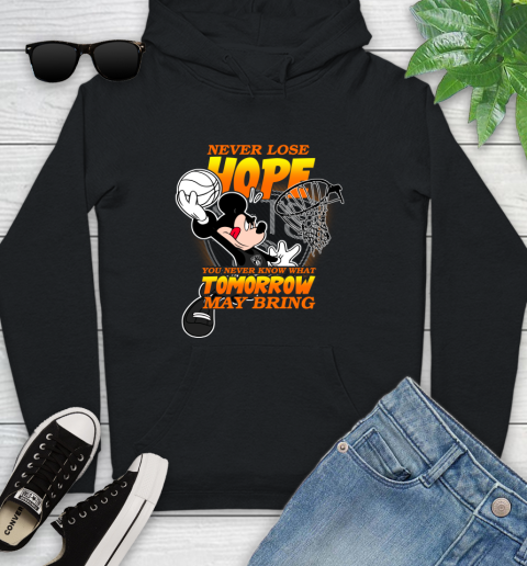 Brooklyn Nets NBA Basketball Mickey Disney Never Lose Hope Youth Hoodie