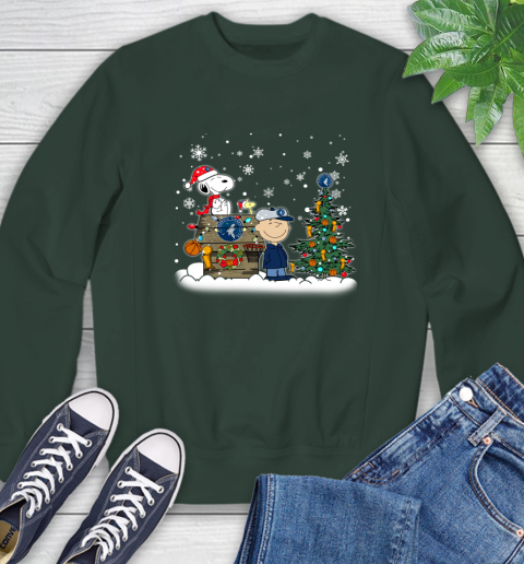Minnesota Timberwolves NBA Basketball Christmas The Peanuts Movie Snoopy Championship Sweatshirt 12
