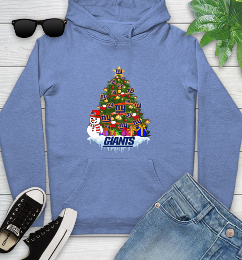 New York Giants Merry Christmas NFL Football Sports Youth Hoodie 12