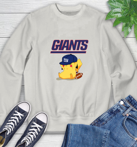 NFL Pikachu Football Sports New York Giants Sweatshirt 12