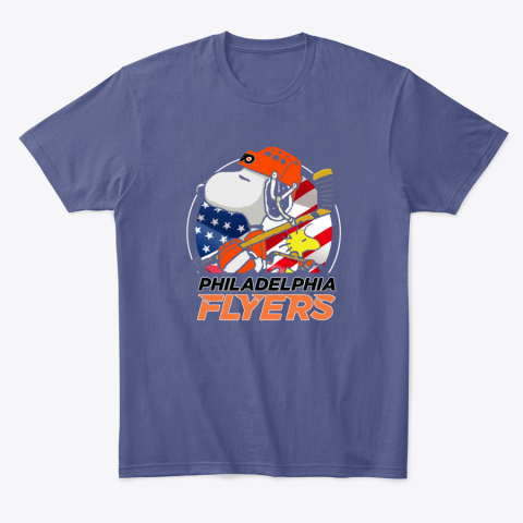 o2jb philadelphia flyers snoopy and woodstock nhl classic t shirt 2 front purple