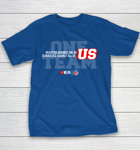 NFL End Racism Print In Front And Back Youth T-Shirt 6