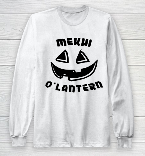 Halloween Shirt For Women and Men Mekhi O Lantern Halloween Pumpkin Costume Long Sleeve T-Shirt
