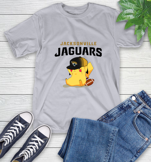 NFL Pikachu Football Sports Jacksonville Jaguars T-Shirt 6