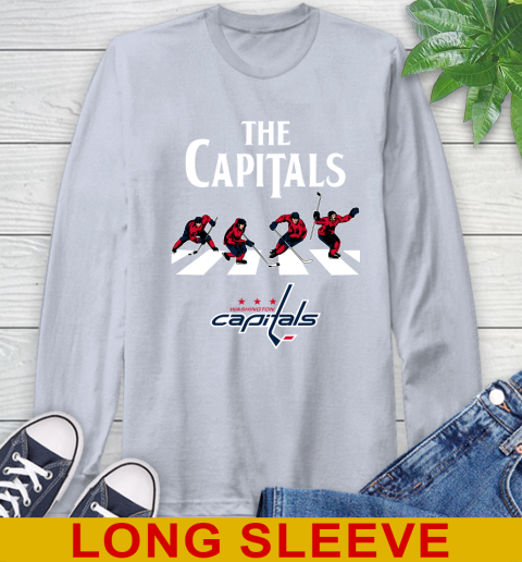 NHL Hockey Washington Capitals The Beatles Rock Band Shirt Long Sleeve T-Shirt 6