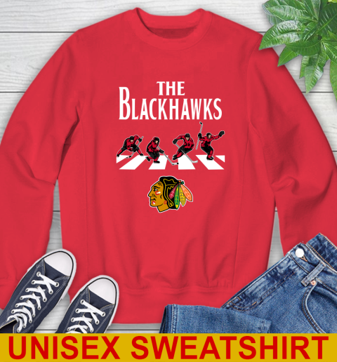 NHL Hockey Chicago Blackhawks The Beatles Rock Band Shirt Sweatshirt 12
