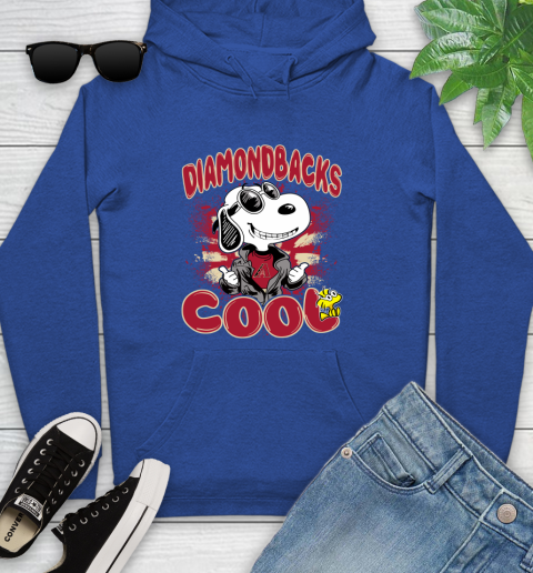 MLB Baseball Arizona Diamondbacks Cool Snoopy Shirt Youth Hoodie 9