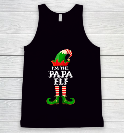 Papa Elf Funny Matching Family Group Christmas Gifts Tank Top