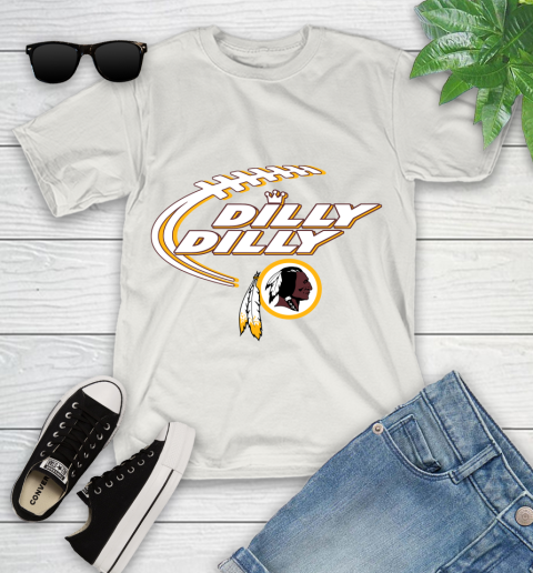 NFL Washington Redskins Dilly Dilly Football Sports Youth T-Shirt 12