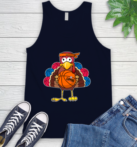 LA Clippers Turkey thanksgiving day Tank Top - Image 4