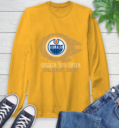 NHL Come To The Edmonton Oilers Wars Hockey Sports Long Sleeve T-Shirt 2