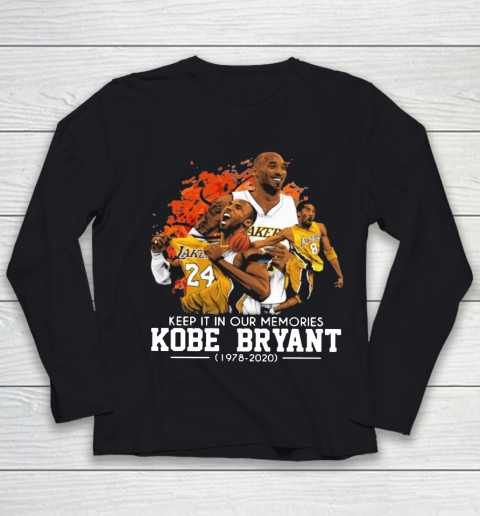 Rip Kobe Tee In Memory Of Kobe Bryant 2020 Youth Long Sleeve