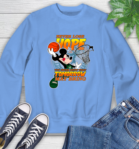 Milwaukee Bucks NBA Basketball Mickey Disney Never Lose Hope Sweatshirt 11