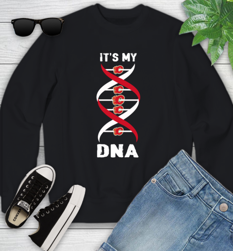 Calgary Flames NHL Hockey It's My DNA Sports Youth Sweatshirt