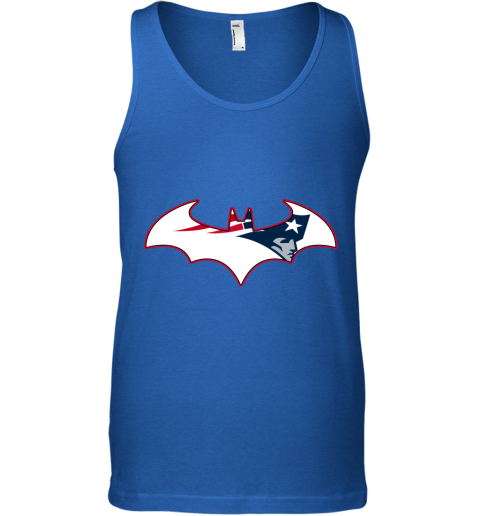 NFL Batman Football Sports New England Patriots Tank Top