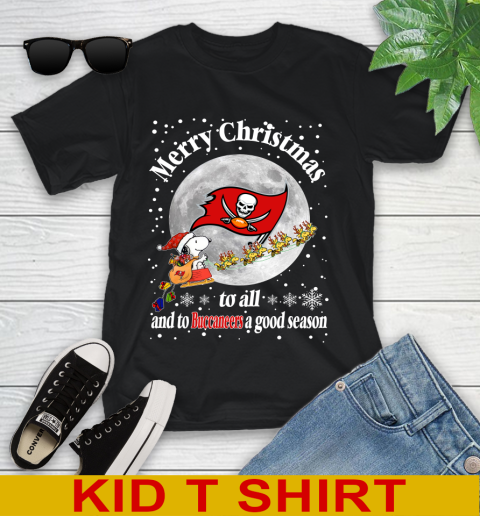 Tampa Bay Buccaneers Merry Christmas To All And To Buccaneers A Good Season NFL Football Sports Youth T-Shirt