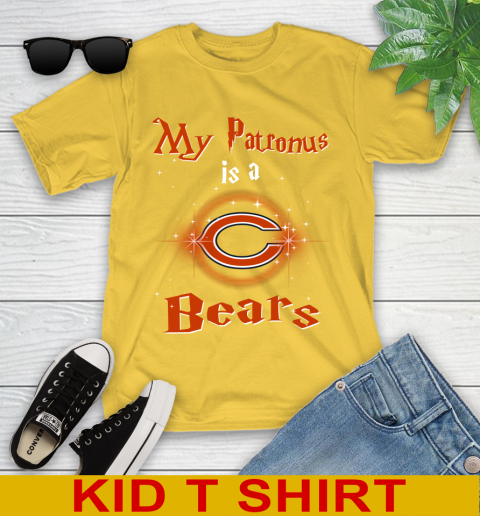 NFL Football Harry Potter My Patronus Is A Chicago Bears Youth T-Shirt 9