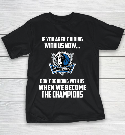 NBA Dallas Mavericks Basketball We Become The Champions Youth T-Shirt