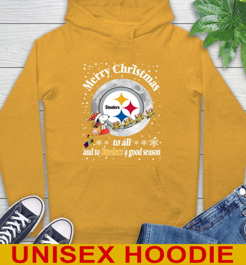 Pittsburgh Steelers Merry Christmas To All And To Steelers A Good Season NFL Football Sports Hoodie 2