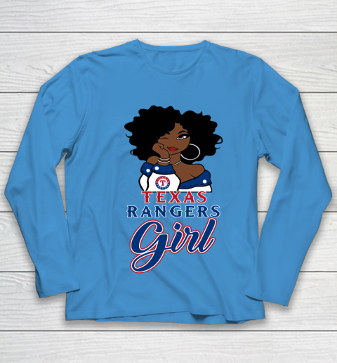 Texas Rangerss Girl MLB Youth Long Sleeve 8 Texas Rangerss Girl MLB Youth Long Sleeve - Image 8