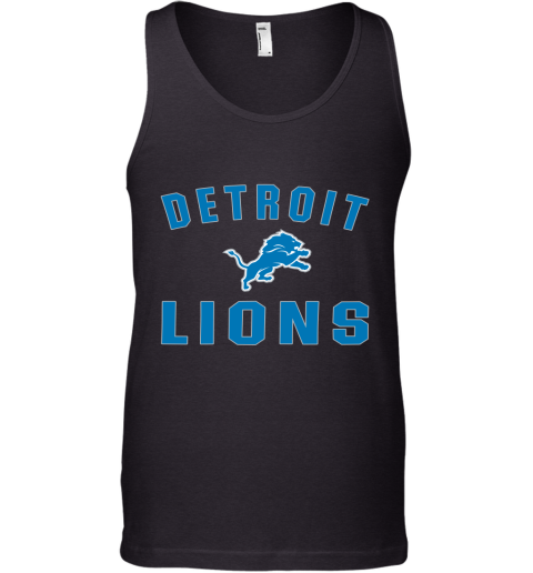 Detroit Lions NFL Line by Fanatics Branded Blue Vintage Victory Tank Top