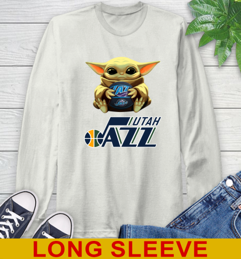 NBA Basketball Utah Jazz Star Wars Baby Yoda Shirt 69