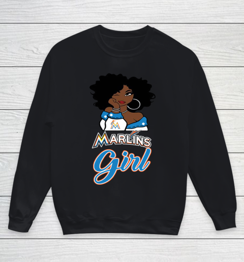 Miami Marlinss Girl MLB Youth Sweatshirt