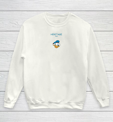 Heritage Donald Duck Shirt (print on front and back) Youth Sweatshirt