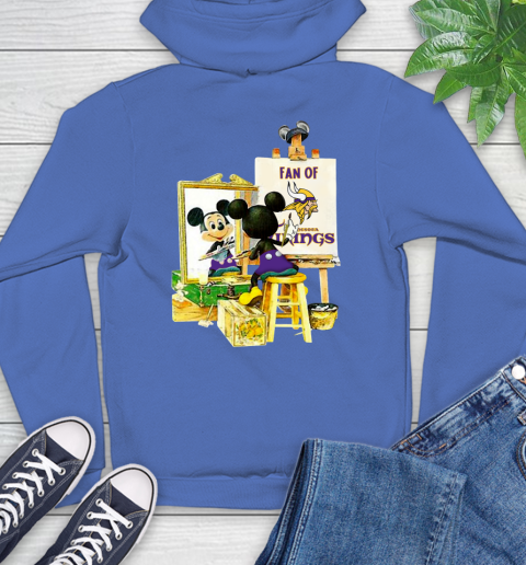NFL Football Minnesota Vikings Mickey Drawing Shirt 22