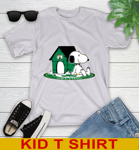 NBA Basketball Boston Celtics Snoopy The Peanuts Movie Shirt Youth T-Shirt 5
