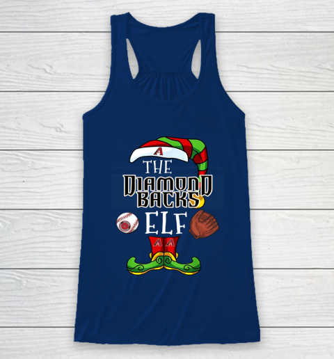 Arizona Diamondbacks Christmas ELF Funny MLB Racerback Tank 6