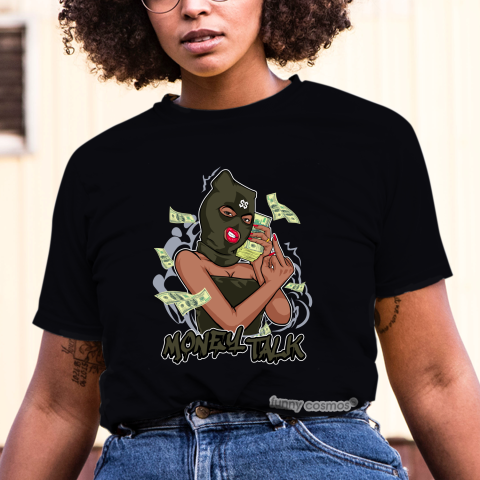 Jordan 5 Take Flight Matching Sneaker Tshirt For Woman For Girl Money Talk Hipster Hip Hop Blue Green Jordan Shirt
