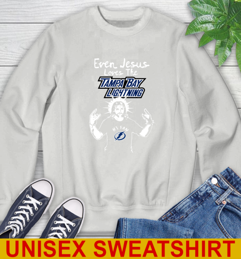 Tampa Bay Lightning NHL Hockey Even Jesus Loves The Lightning Shirt Sweatshirt 5