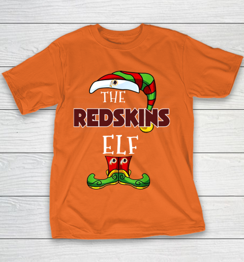Washington Redskins Christmas ELF Funny NFL Youth T-Shirt 4