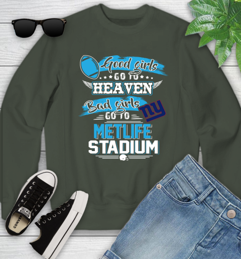 New York Giants NFL Bad Girls Go To Metlife Stadium Shirt Youth Sweatshirt 9