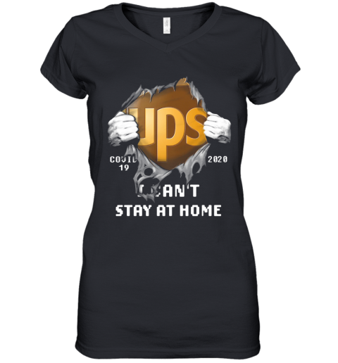 Ups Covid 19 2020 I Can'T Stay At Home Hand Women's V-Neck T-Shirt