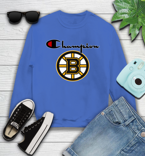 NHL Hockey Boston Bruins Champion Shirt Youth Sweatshirt 4