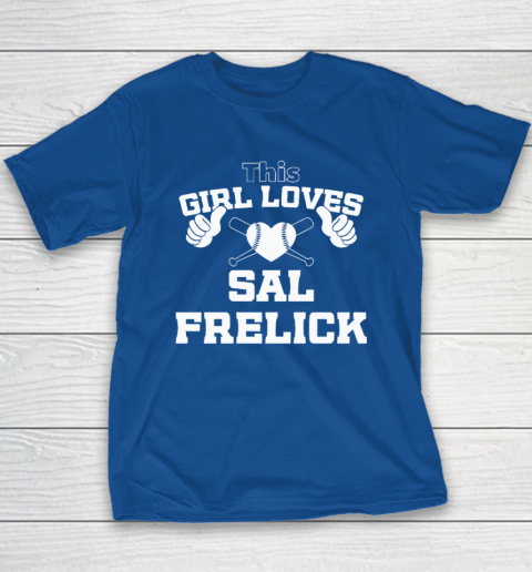 This Girl Loves Sal Frelick Youth T-Shirt 6