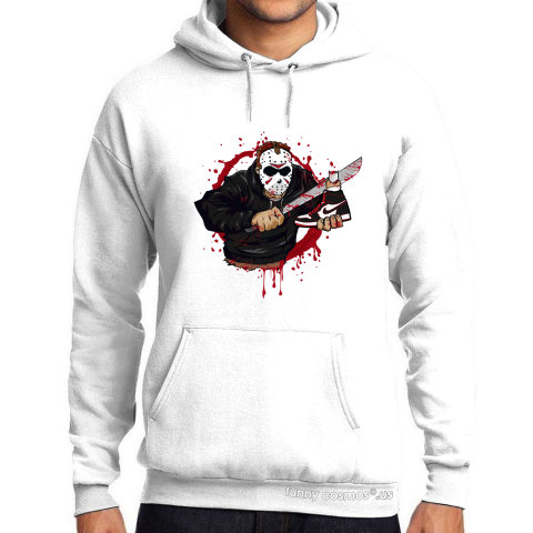 Air Jordan 1 Bloodline Matching Sneaker Tshirt Jason Voorhees Black and White Jordan Tshirt