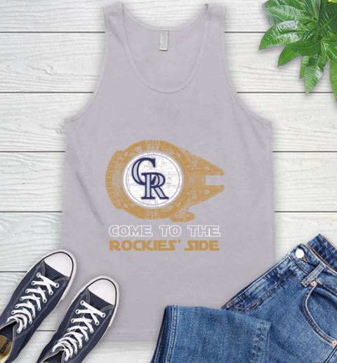 MLB Come To The Colorado Rockies Side Star Wars Baseball Sports Tank Top 3