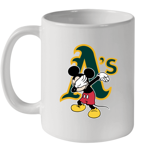 Oakland Athletics MLB Baseball Dabbing Mickey Disney Sports Ceramic Mug 11oz