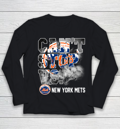 MLB New York Mets Baseball Can't Stop Vs Mets Youth Long Sleeve