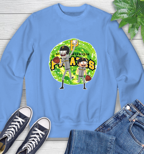 MLB Pittsburgh Pirates Rick And Morty Baseball Sports Sweatshirt 11