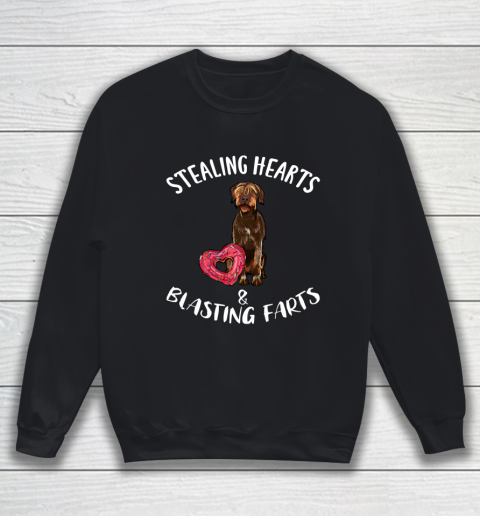 Stealing Hearts Blasting Farts Wirehaired Pointing Griffon Sweatshirt