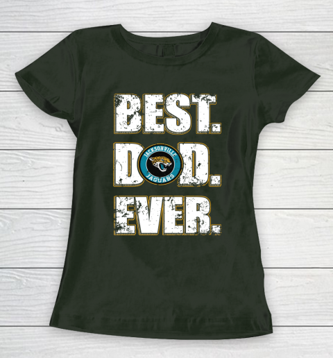 NFL Jacksonville Jaguars Football Best Dad Ever Family Shirt Women's T-Shirt 4