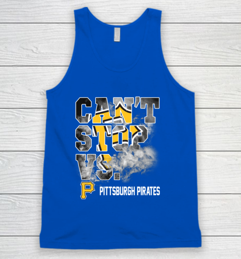 MLB Pittsburgh Pirates Baseball Can't Stop Vs Pirates Tank Top 4