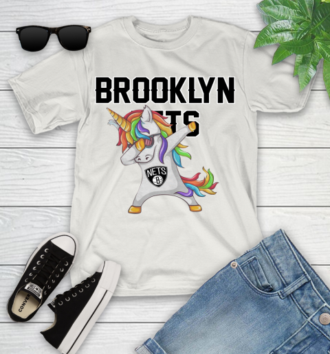 Brooklyn Nets NBA Basketball Funny Unicorn Dabbing Sports Youth T-Shirt 13 Brooklyn Nets NBA Basketball Funny Unicorn Dabbing Sports Youth T-Shirt - Image 13