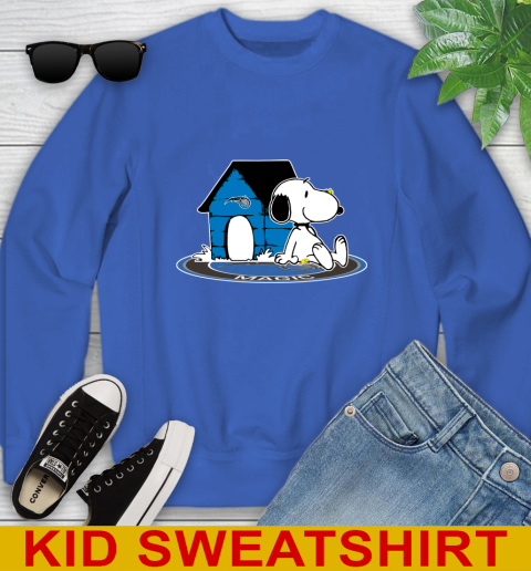NBA Basketball Orlando Magic Snoopy The Peanuts Movie Shirt Youth Sweatshirt 7