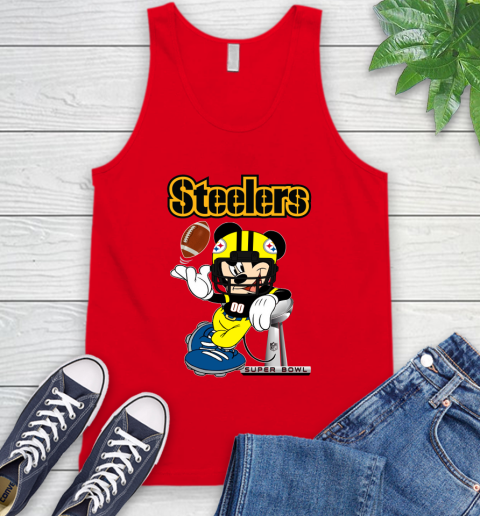 NFL Pittsburgh Steelers Mickey Mouse Disney Super Bowl Football T Shirt Tank Top 6