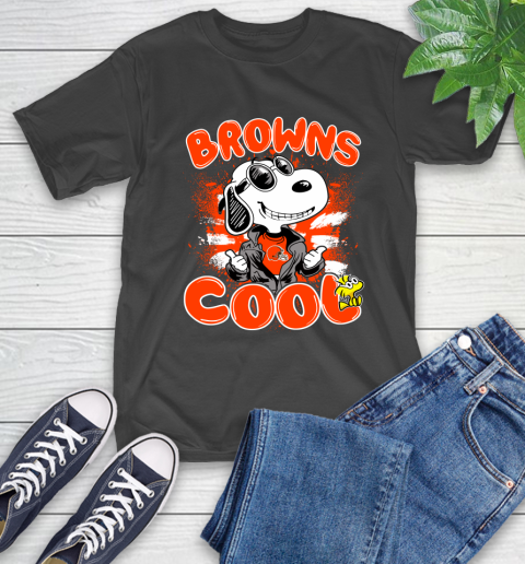 NFL Football Cleveland Browns Cool Snoopy Shirt T-Shirt